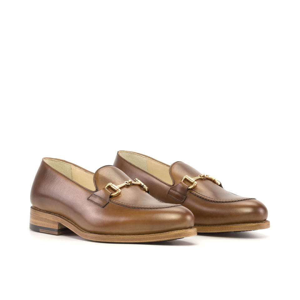Loafer Med Brown Painted Calf