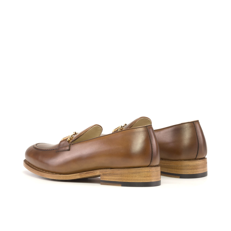 Loafer Med Brown Painted Calf