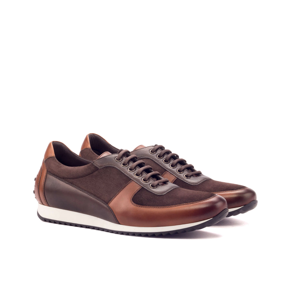 Corsini Leather-Suede Mix Brown
